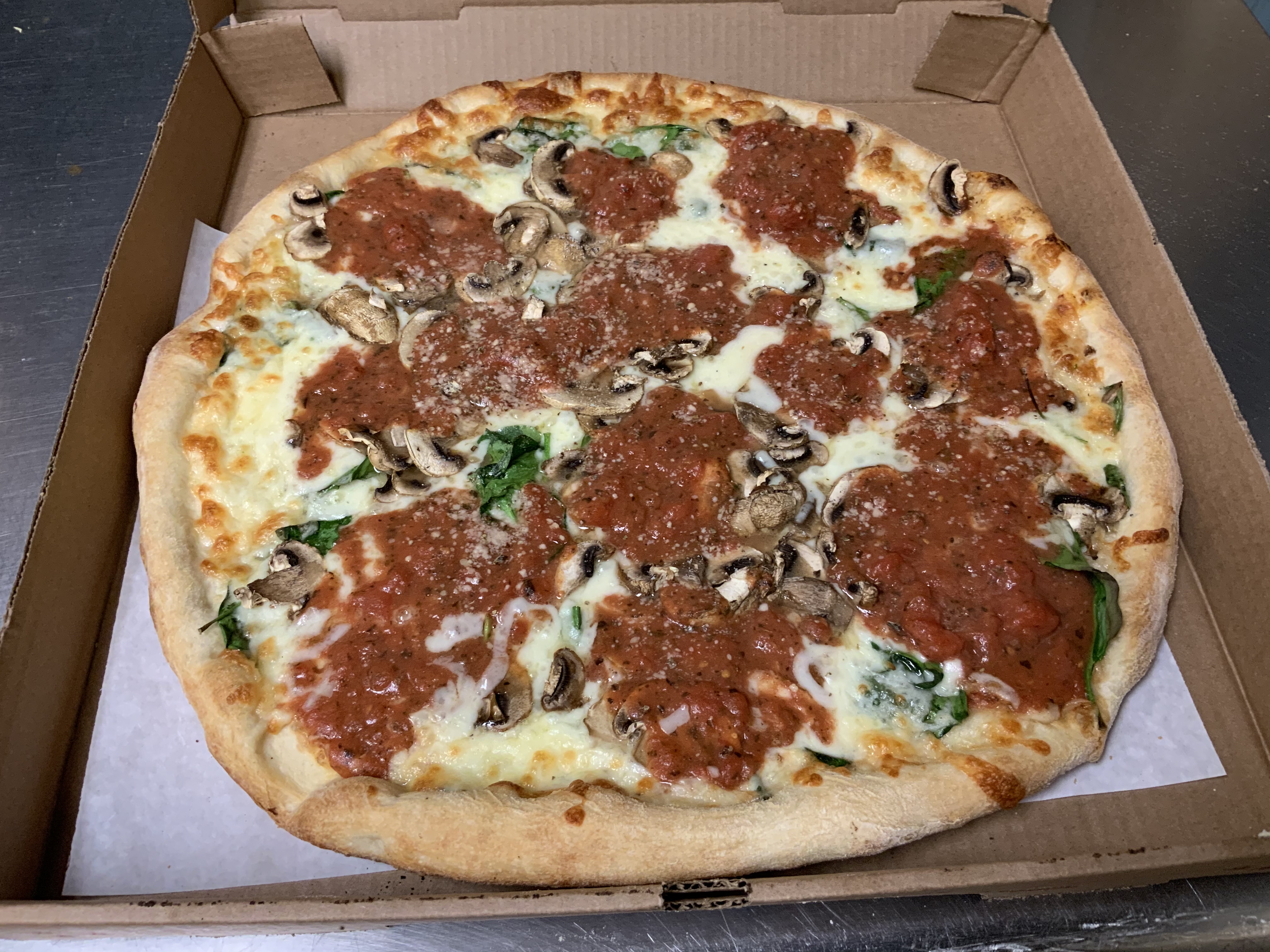 Order Florentine Pizza food online from Italian Delight Pizza store, Quakertown on bringmethat.com
