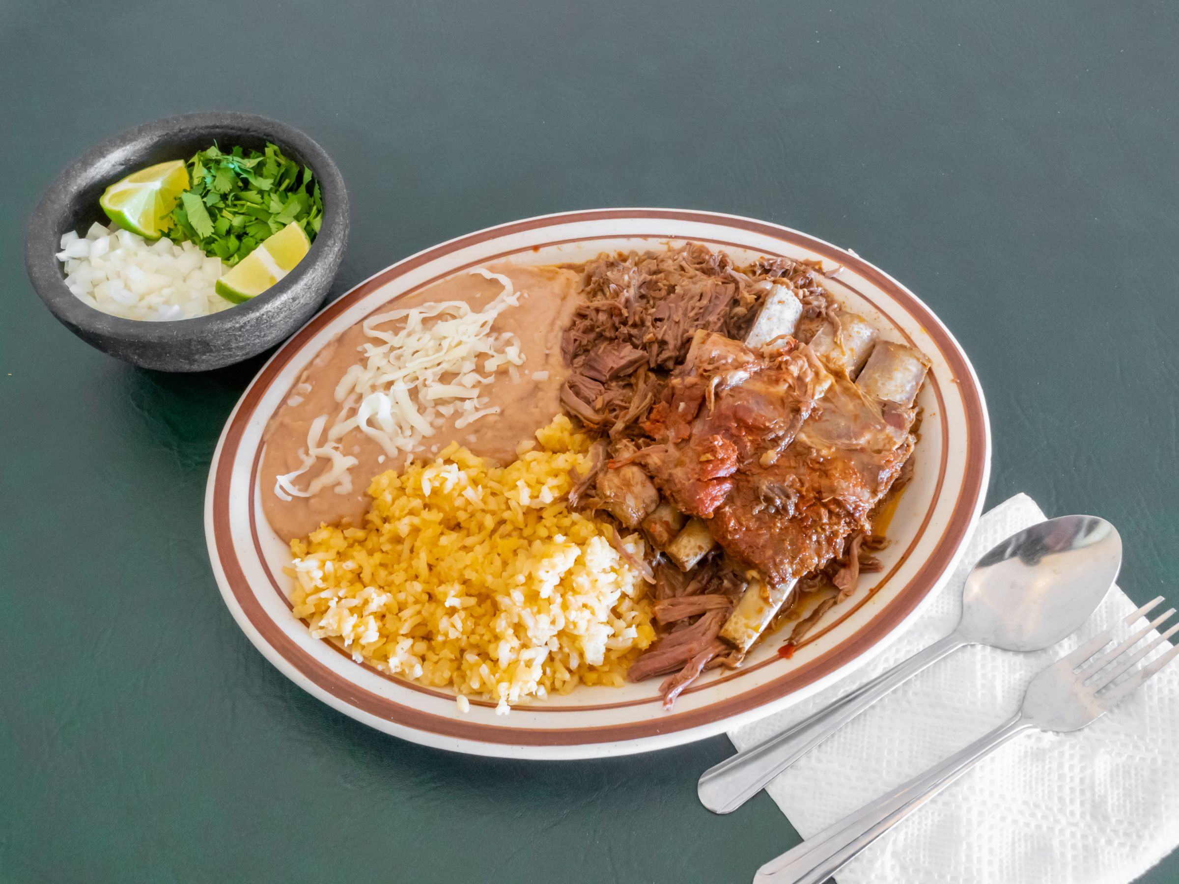Order Birria Plate food online from Los Charros Mexican Restaurant store, Lodi on bringmethat.com