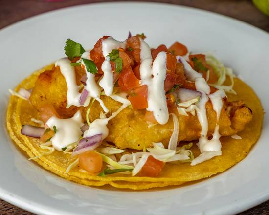 Order Fish Taco food online from Baja Cali Fish & Tacos store, Alhambra on bringmethat.com