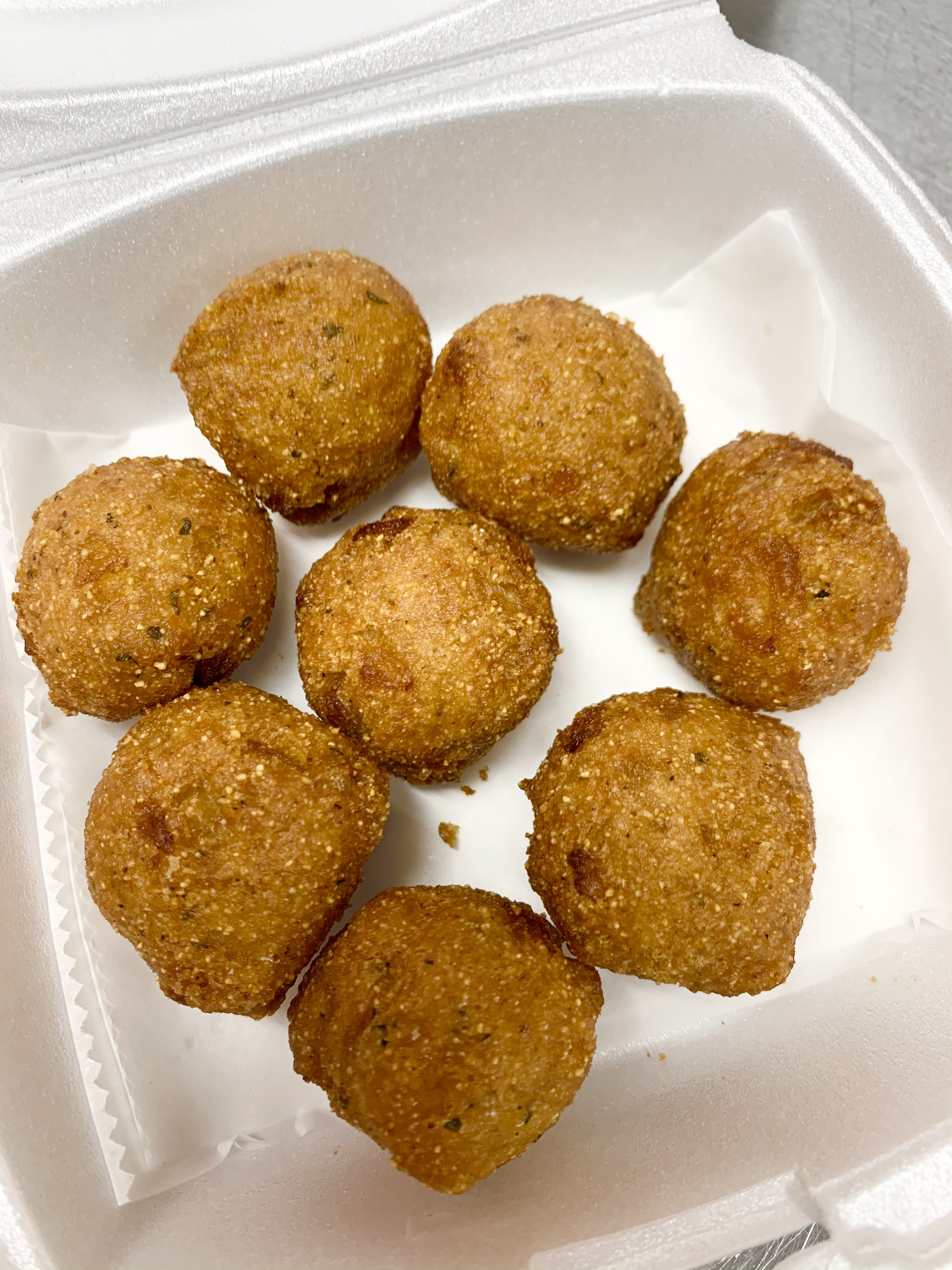 Order Hush Puppies (8) food online from Boiling Catch store, Brockton on bringmethat.com