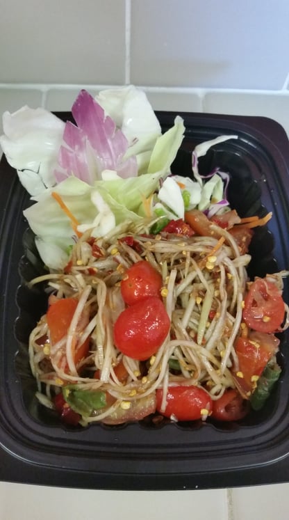 Order Laos Style Papaya Salad food online from Bhan Thai store, Colorado Springs on bringmethat.com