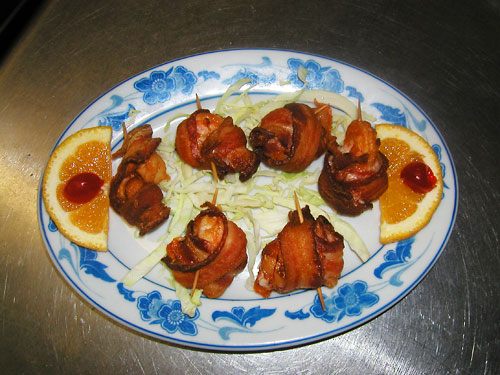 Order Bacon Wrapped Shrimp food online from Rice Bowl store, Chico on bringmethat.com