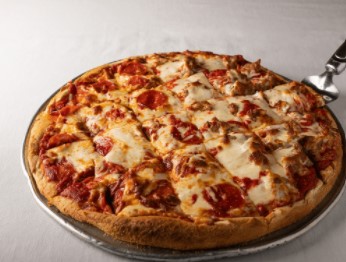Order 12" Small Cheese Pizza food online from Infusino's Pizzeria store, Kenosha on bringmethat.com