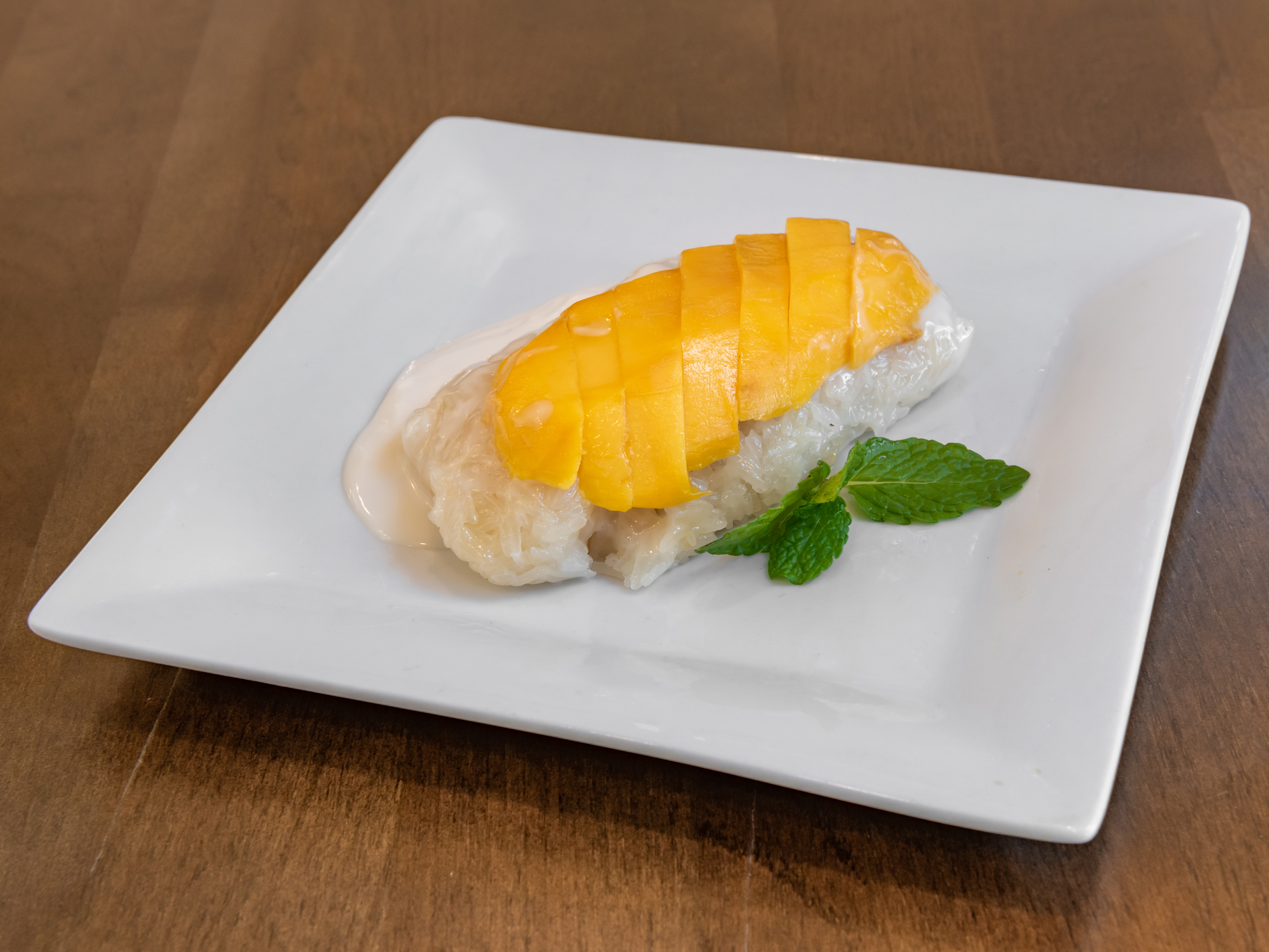 Order Sweet Rice with Mango food online from Basil Thai Bistro store, San Diego on bringmethat.com