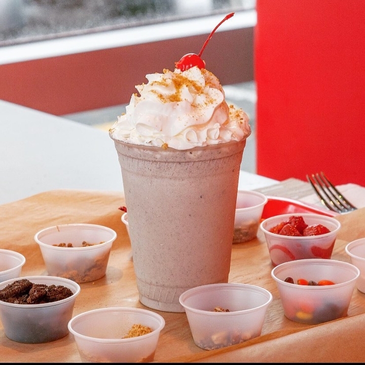 Order Premium Shake food online from All About Burger store, Arlington on bringmethat.com