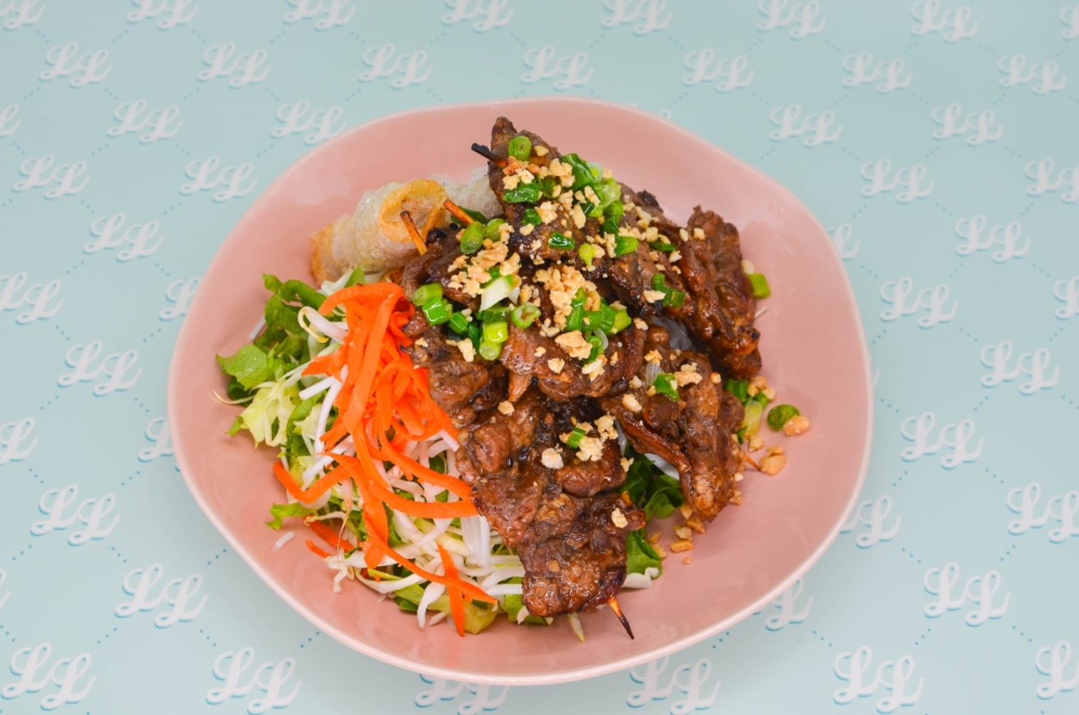Order Vermicelli Bowl - Pork food online from Luc Lac Vietnamese Kitchen store, Portland on bringmethat.com