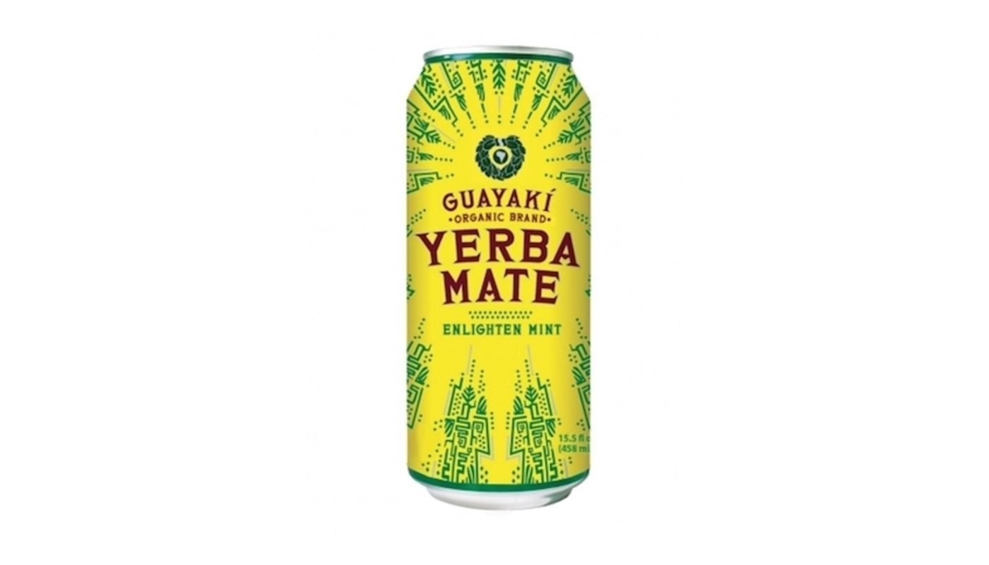 Order Guayaki Yerba Mate Enlighten Mint 15.5oz Can food online from Dimension Liquor store, Lake Forest on bringmethat.com