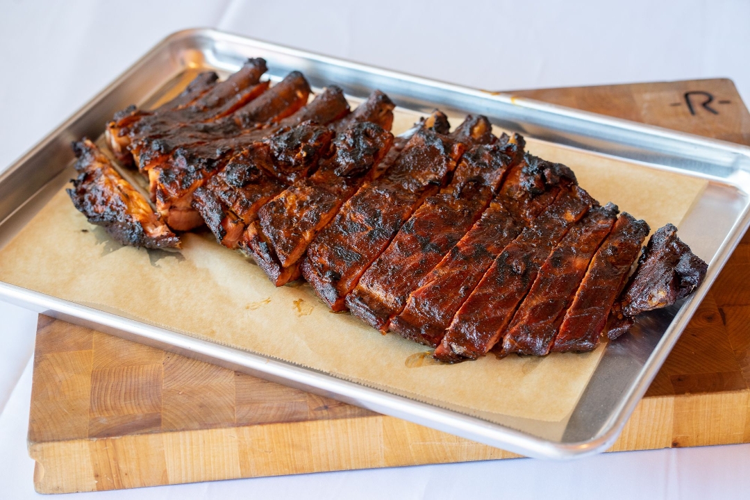 Order Spare ribs whole rack food online from Rocklands Barbeque & Grilling Company store, Arlington on bringmethat.com