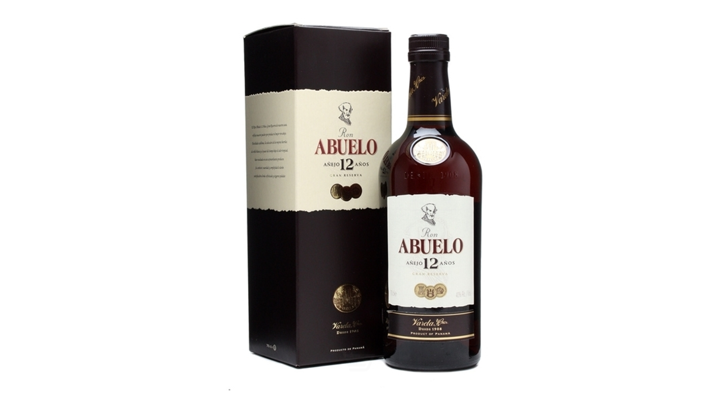 Order Ron Abuelo Anejo Rum 12 Year 750mL food online from Liquor Palace store, Burbank on bringmethat.com