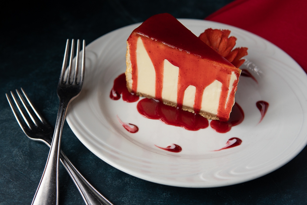 Order NY Style Cheesecake food online from Estancia Brazilian Steakhouse store, Austin on bringmethat.com