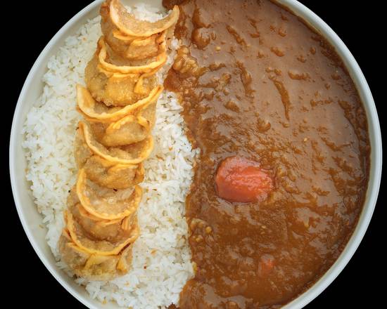 Order Deep-Fried Gyoza Curry Rice food online from Fukuya Ramen store, Wahiawa on bringmethat.com
