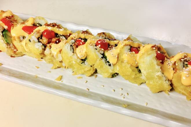 Order Hanabi Roll (10 pcs) food online from Narumi Sushi store, Lemon Grove on bringmethat.com