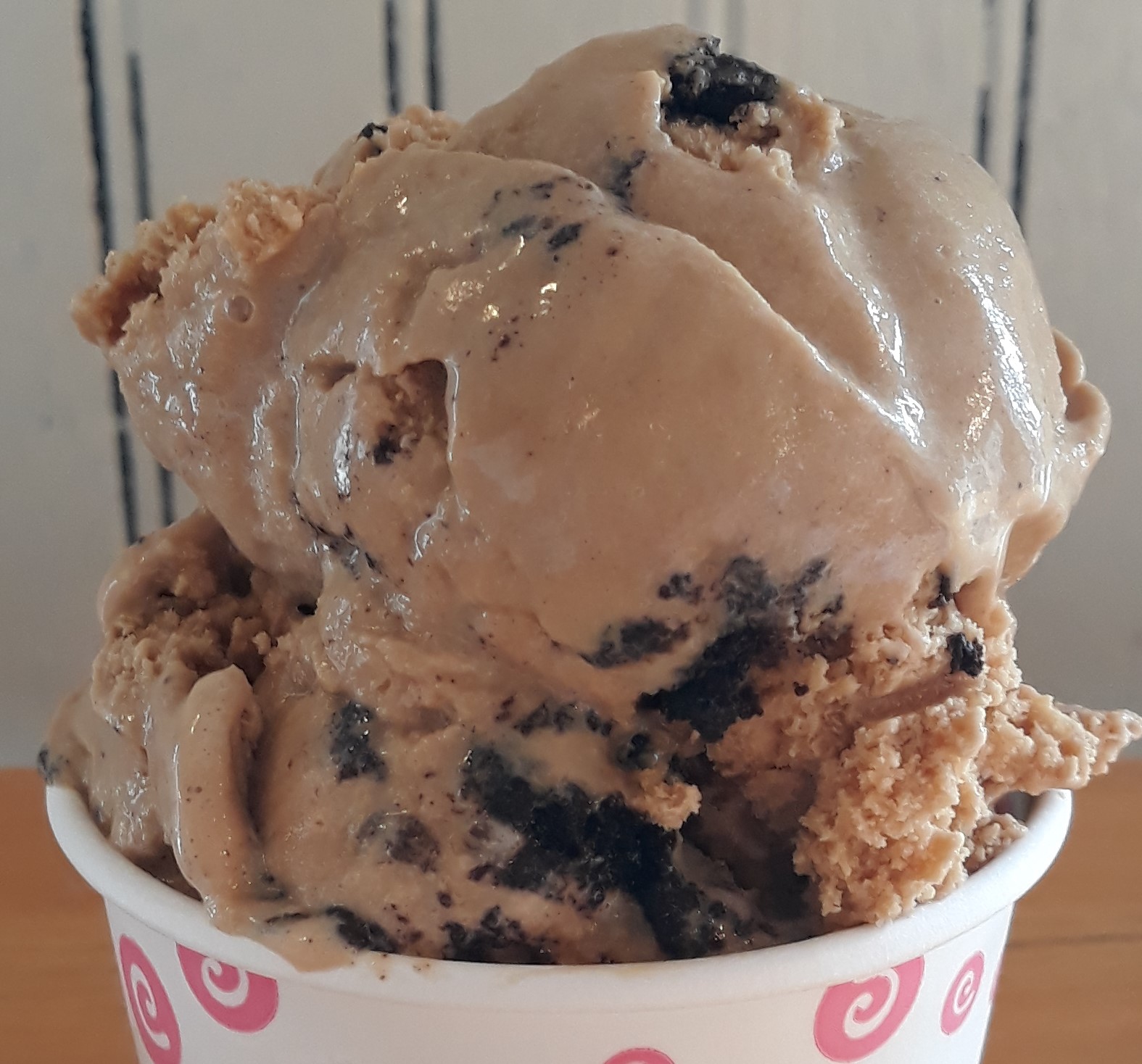 Order Coffee Cookie Crunch Ice Cream (VEGAN) food online from The Comfy Cow store, Louisville on bringmethat.com