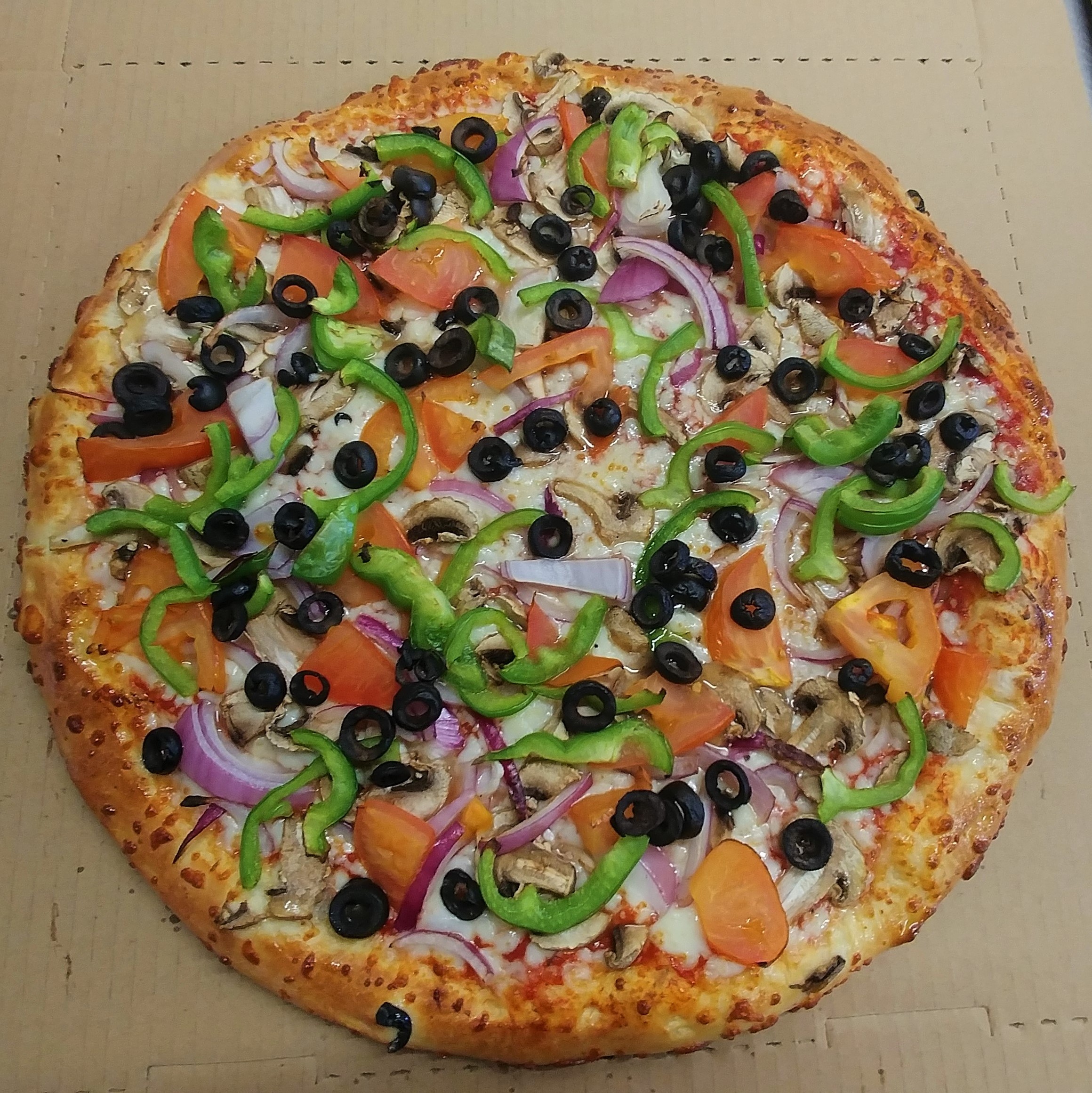 Order The Veggie food online from 2 for 1 Pizza on Broadway store, Los Angeles on bringmethat.com