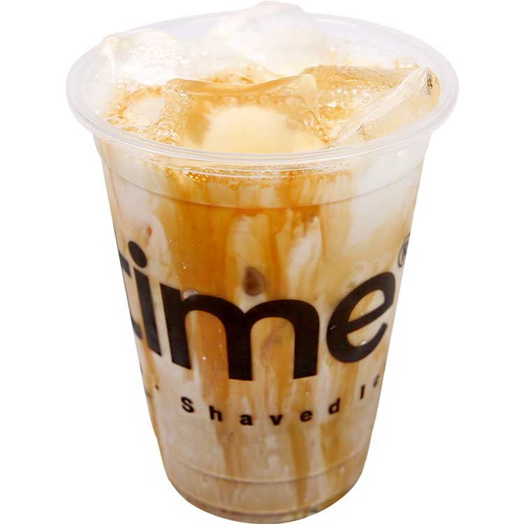 Order Iced Caramel Macchiato food online from Boba Time store, Los Angeles on bringmethat.com