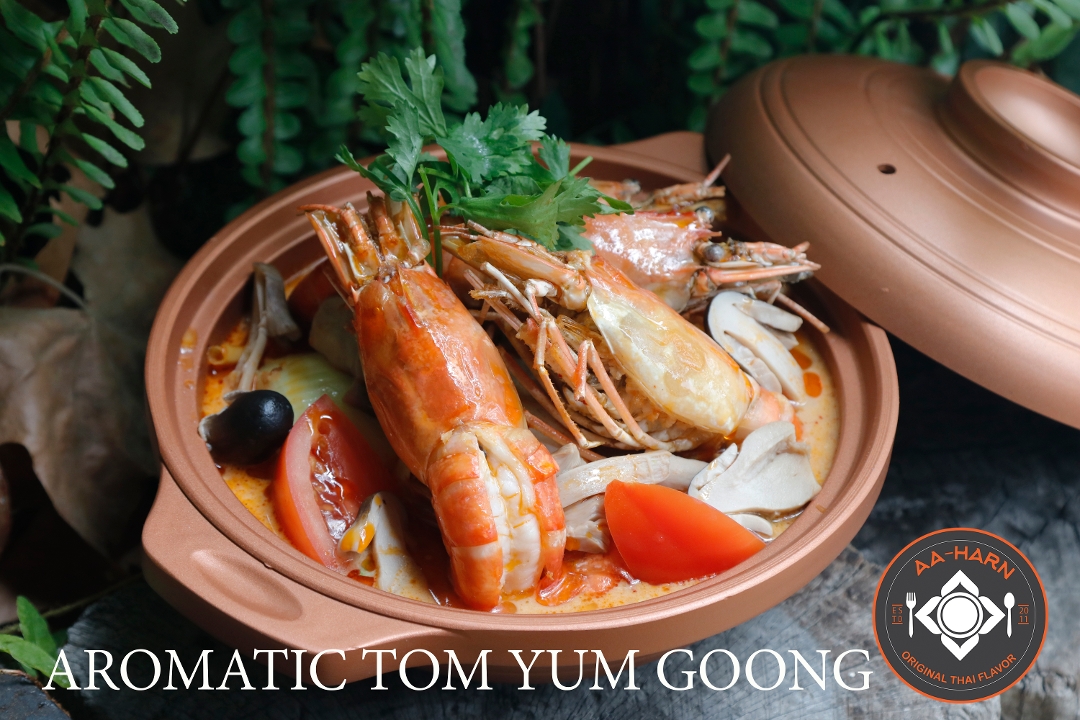 Order AROMATIC TOM YUM GOONG food online from Aaharn 56 Thai Cuisine store, San Diego on bringmethat.com