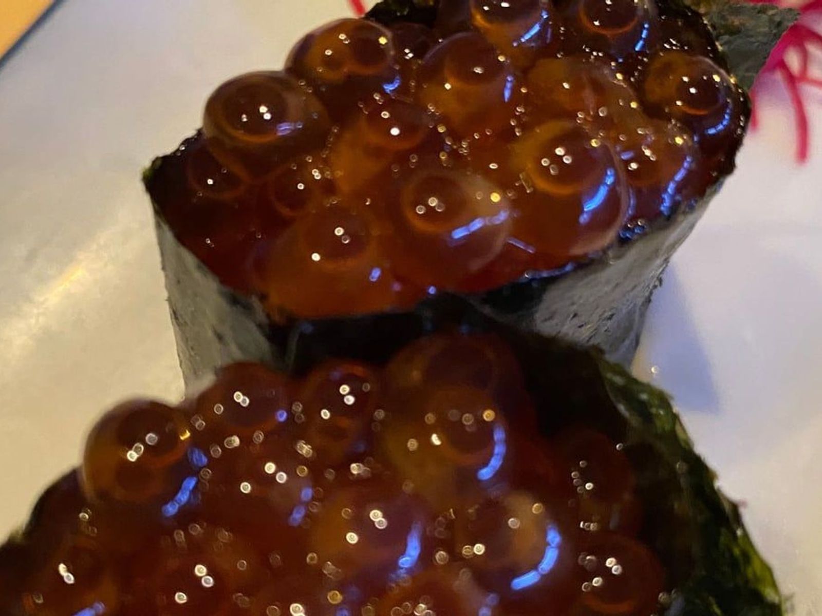 Order Ikura Nigiri food online from Sushi Aoi store, Washington on bringmethat.com