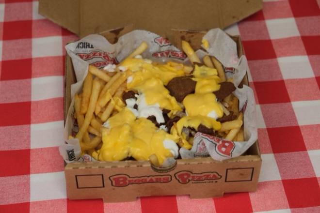 Order Gyro Fries food online from Beggars Pizza store, Chicago on bringmethat.com