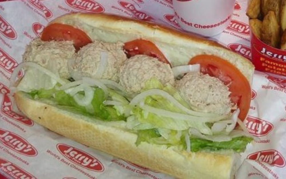 Order Tuna Sub - Regular food online from Jerry's Subs & Pizza store, Dunkirk on bringmethat.com