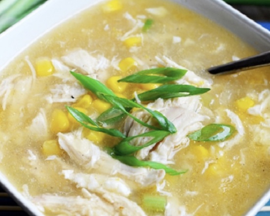Order Quart of Minced Chicken with Corn Soup for 2 玉米鸡汤 food online from Oriental Garden store, Lyndhurst on bringmethat.com