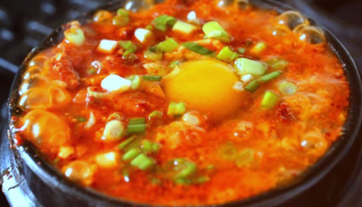 Order Korean Soft Tofu Soup food online from Ginger Exchange store, Watertown on bringmethat.com