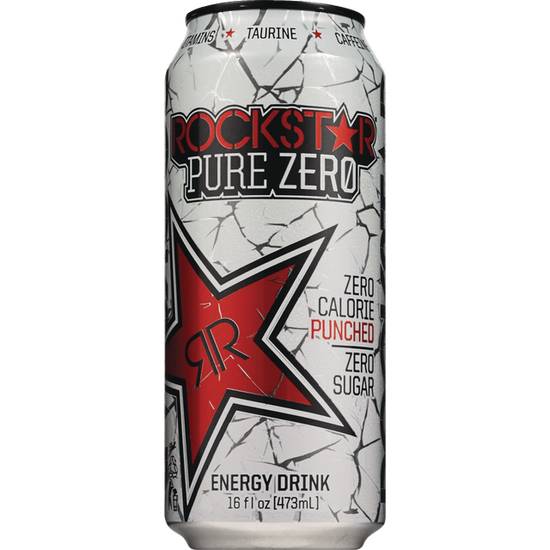 Order Rockstar Pure Zero Punched Energy Drink Single Tall Boy Can food online from Cvs store, SAINT CLAIR SHORES on bringmethat.com