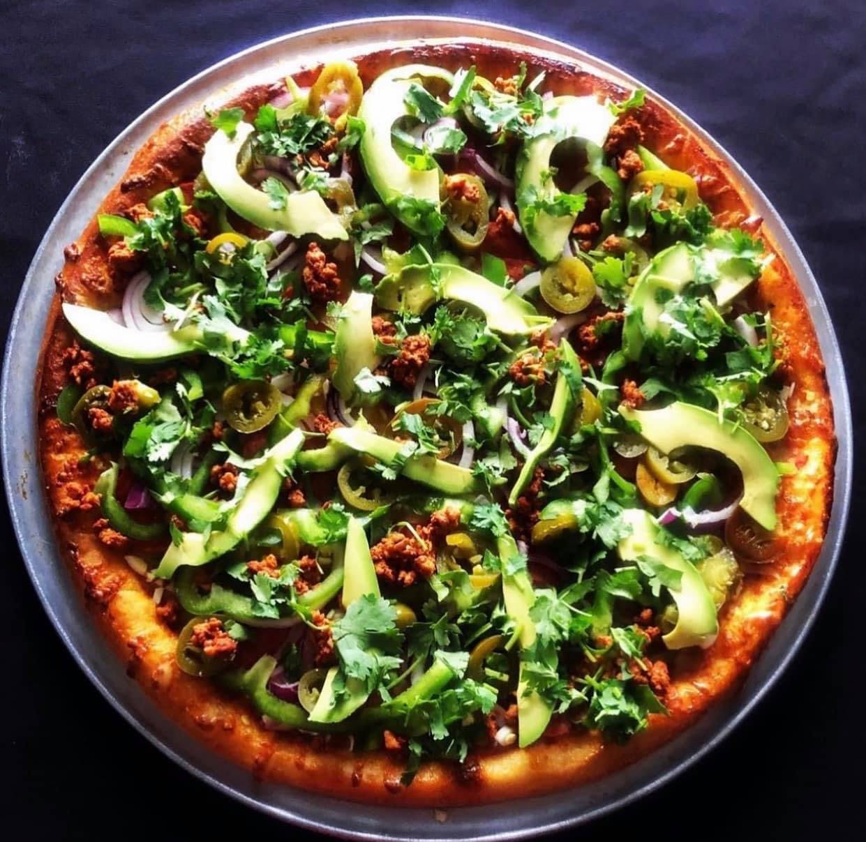 Order Mexican Pizza - Large food online from Andy Pizzeria store, Los Angeles on bringmethat.com