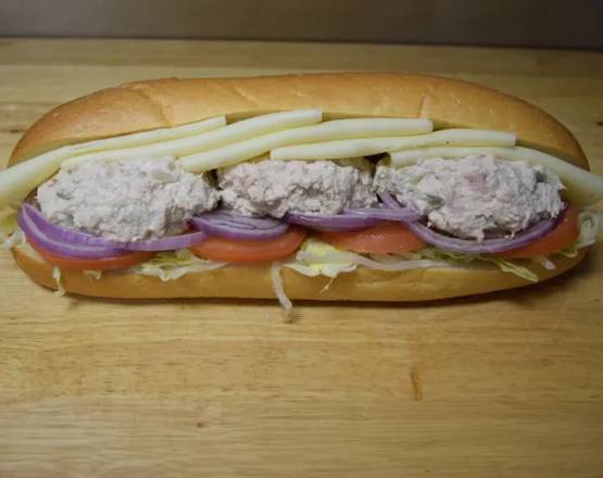 Order Tuna and Cheese Sub food online from Cuzino Family Kitchen store, Smyrna on bringmethat.com