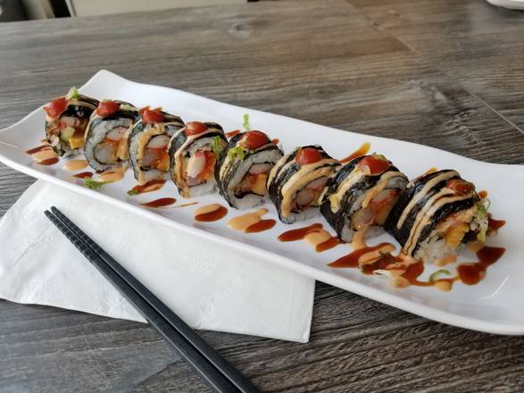 Order Dark Night Roll food online from Oh Sushi store, Des Moines on bringmethat.com