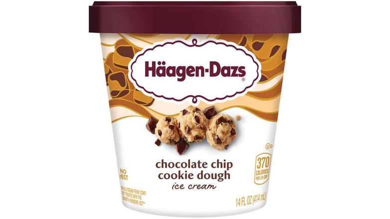 Order HAAGEN-DAZS Ice Cream, Chocolate Chip Cookie Dough food online from Riverside Sunoco store, Westport on bringmethat.com