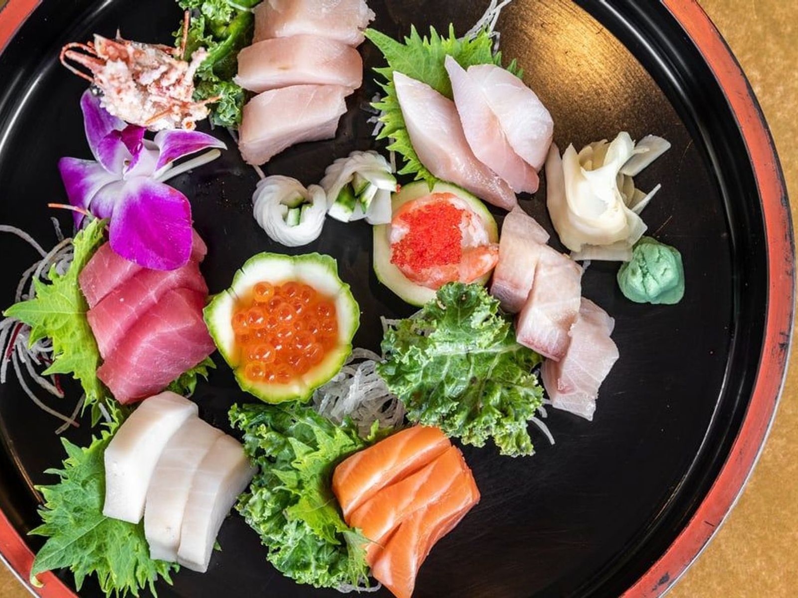 Order Sashimi Deluxe food online from Sushi Aoi store, Washington on bringmethat.com