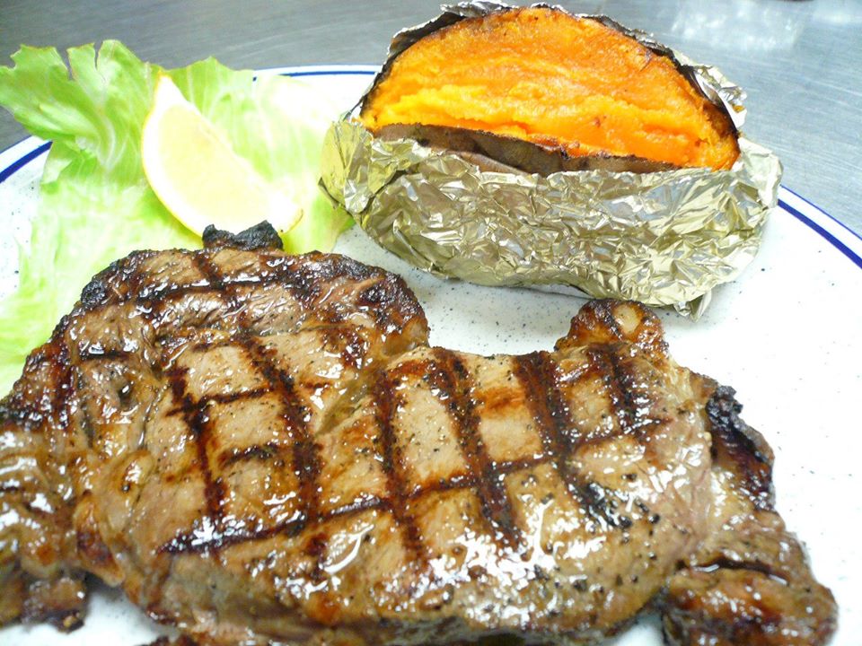 Order 12 oz Rib-Eye Steak & a Fried  food online from Blue Bay Seafood Restaurant store, Spartanburg on bringmethat.com