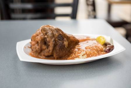 Order Lamb Shank food online from Gyro Palace store, Milwaukee on bringmethat.com