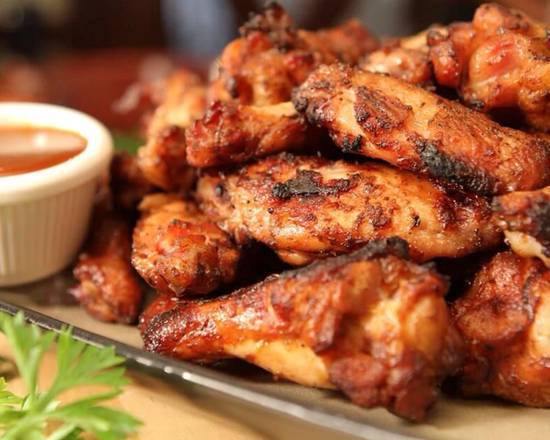 Order 7pc Hickory Smoked Cut Wings Mixed food online from This Is It! Bbq & Seafood Full Service store, East Point on bringmethat.com