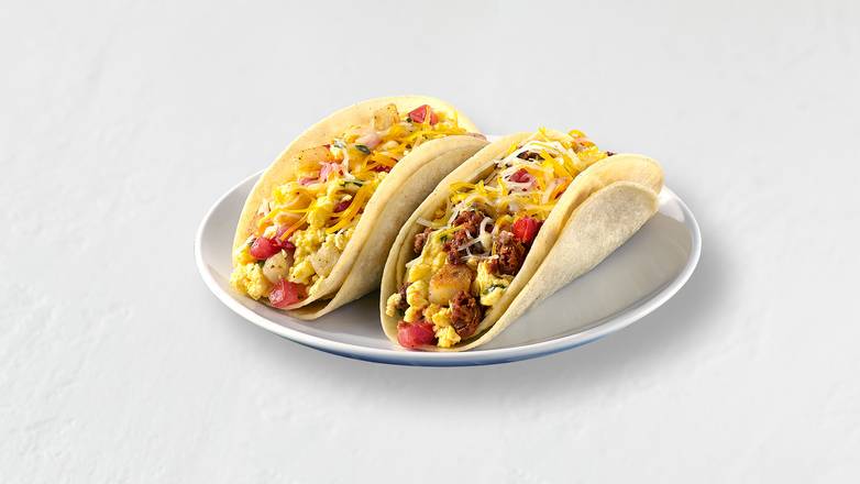 Order Breakfast Two Taco Plate food online from Chronic Tacos store, San Clemente on bringmethat.com