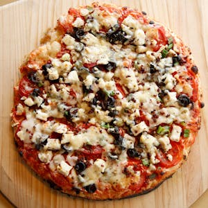 Order Pollo Putanesca Pizza food online from Mama Mimi's Take 'N Bake Pizza store, Columbus on bringmethat.com