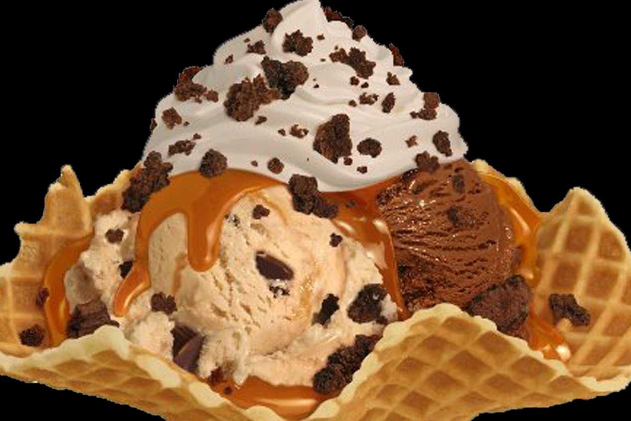 Order Waffle Bowl Sundae food online from Ben & Jerry's store, Plano on bringmethat.com