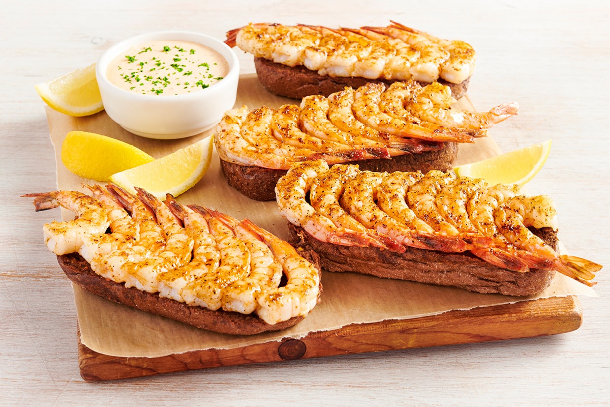 Order Grilled Shrimp on the Barbie Party Platter food online from Outback Steakhouse store, Macon on bringmethat.com