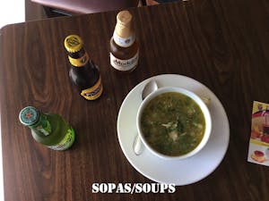 Order Chicken Soup (Large) food online from Latino Deli Restaurant store, Bridgeport on bringmethat.com