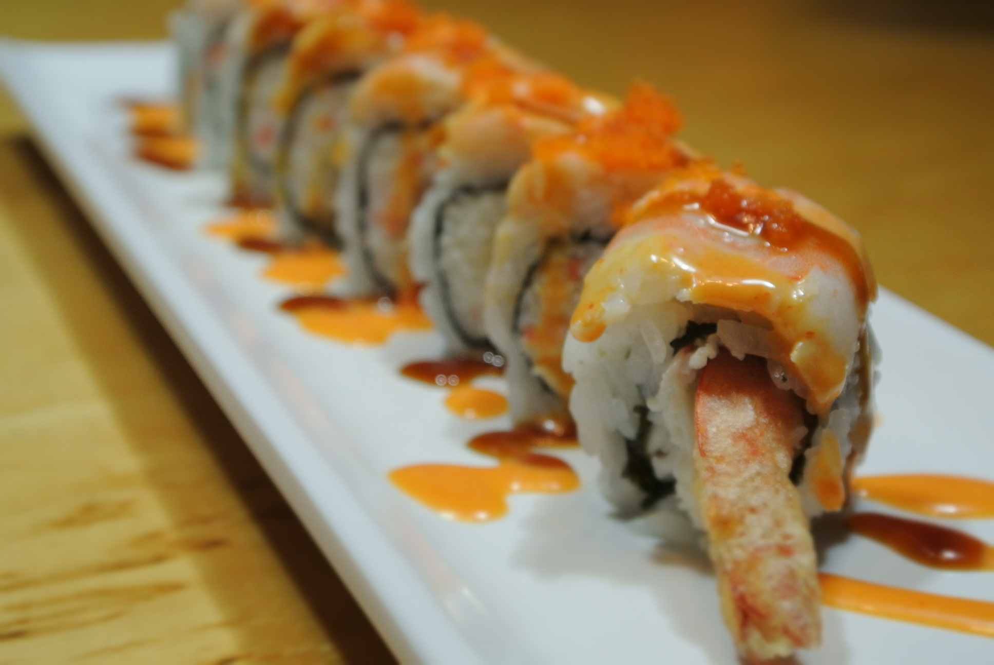 Order Double Dragon Roll food online from Tokyo Roll And Noodle store, Chino Hills on bringmethat.com