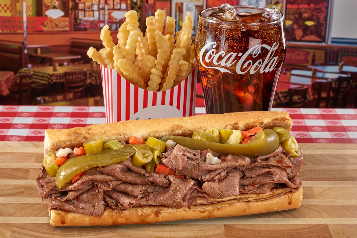 Order Famous Meal #1: Big Beef food online from Portillo's store, Forest Park on bringmethat.com