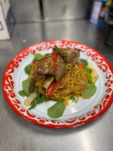 Order Fire Noodle with Short RIb **Very Spicy food online from Sa-Wad-Dee Thai Restaurant store, Meridian on bringmethat.com