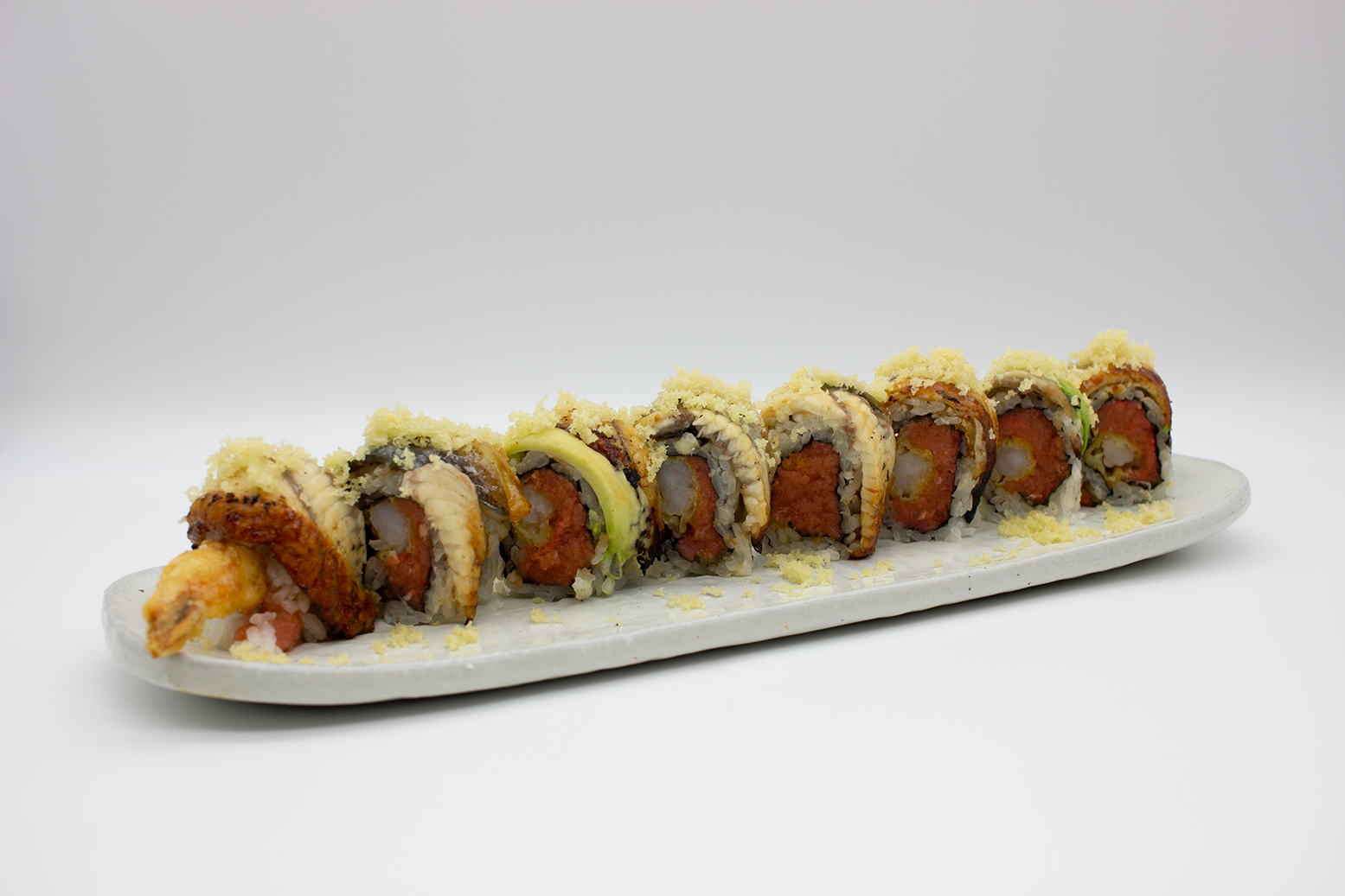 Order Dragon Roll food online from Sushiaru store, Victorville on bringmethat.com