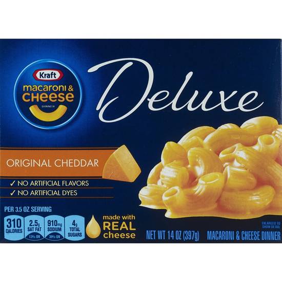 Order Kraft Deluxe Original Macaroni and Cheese Dinner food online from CVS store, LA QUINTA on bringmethat.com