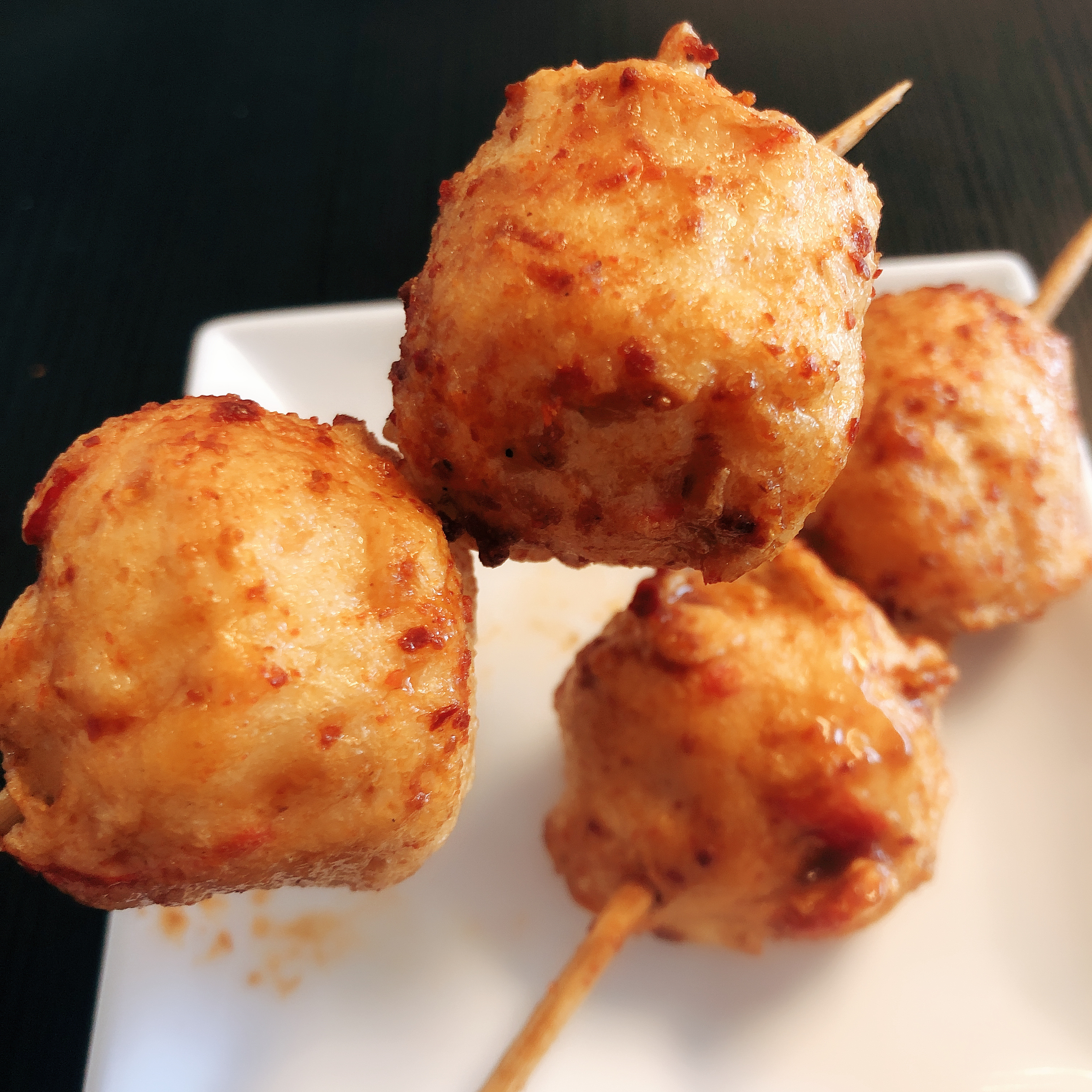 Order Fried lobster ball (2P) 炸龙虾丸 food online from Mian Sichuan store, Tucson on bringmethat.com