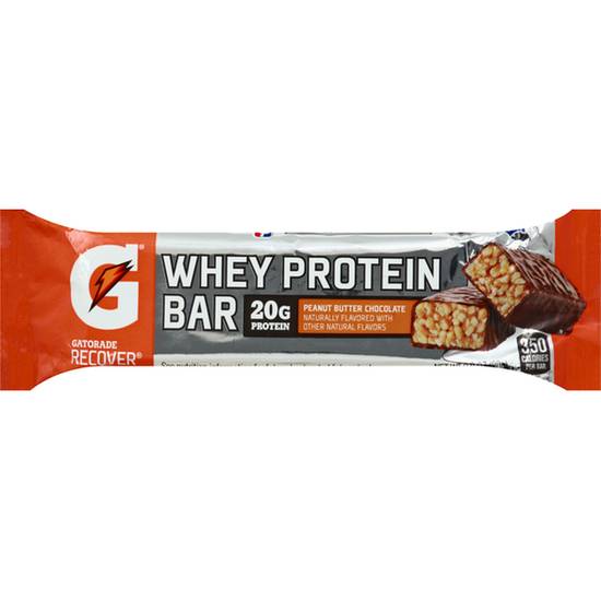Order Gatorade Recover Whey Protein Bar Peanut Butter Chocolate food online from Route 7 Food Mart store, Norwalk on bringmethat.com