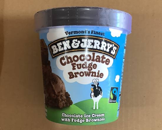Order Ben & Jerry’s Ice cream chocolate fudge brownie  food online from Tony's Giant Pizzeria & Grill store, San Diego on bringmethat.com