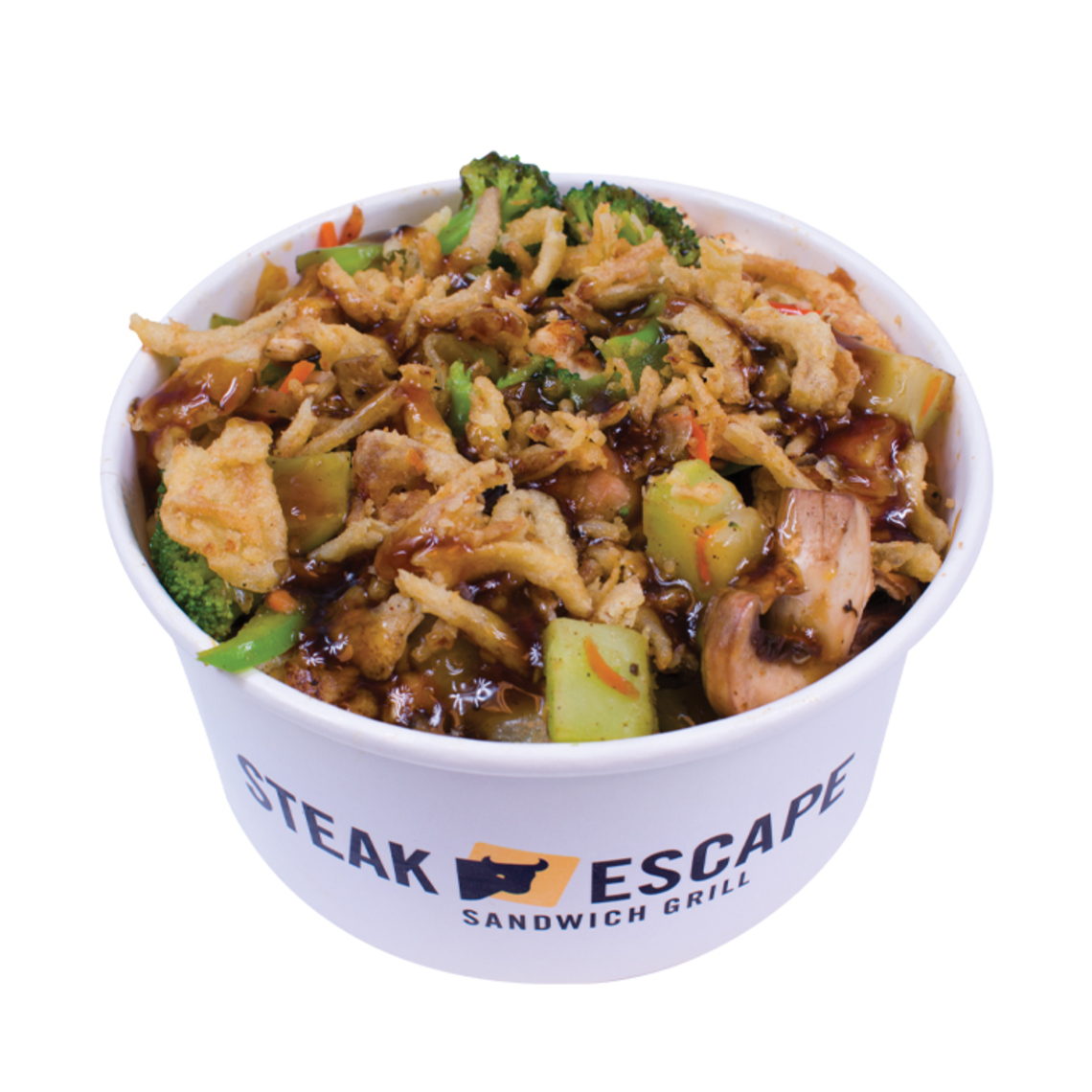 Order Sweet Teriyaki Crunch Bowl food online from Steak Escape store, Jackson on bringmethat.com