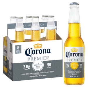 Order Corona Premier beer 4.0% ABV 6 Pack Bottle food online from Mirage Wine & Liquor store, Palm Springs on bringmethat.com