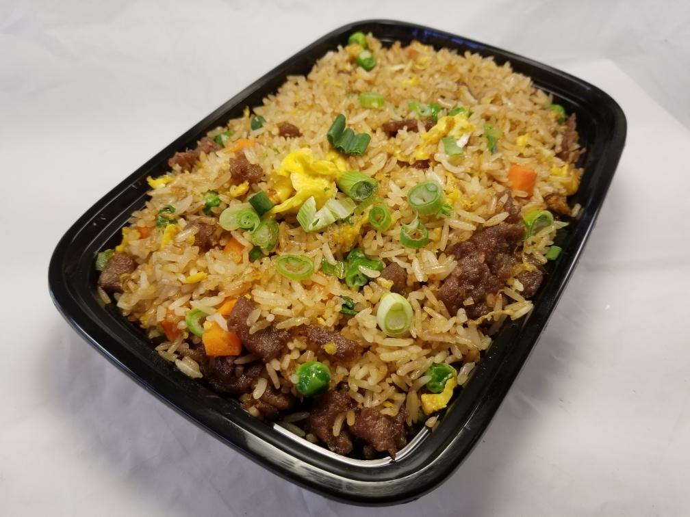 Order Beef Chinese Fried Rice  food online from Lucky Deli store, Los Angeles on bringmethat.com